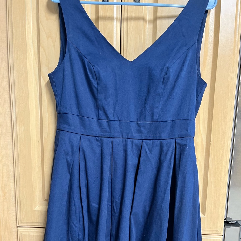 EUC ModCloth Triumphantly Timeless Pleated Dress S